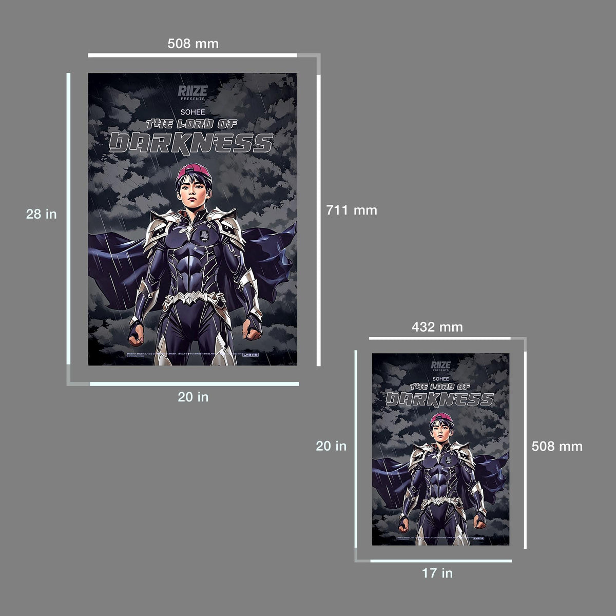 LORD OF DARKNESS Poster - Sohee - RIIZE
